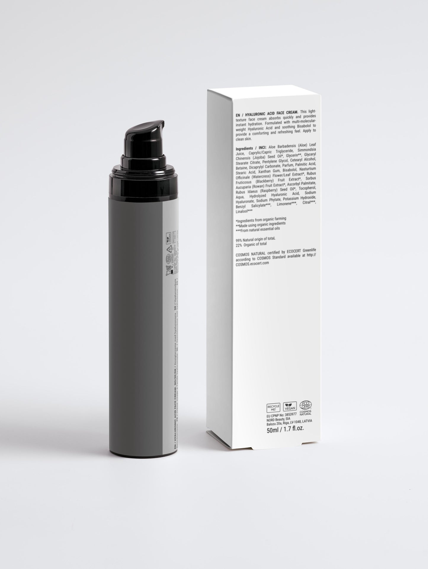 Hyaluronic Acid Face Cream for Men